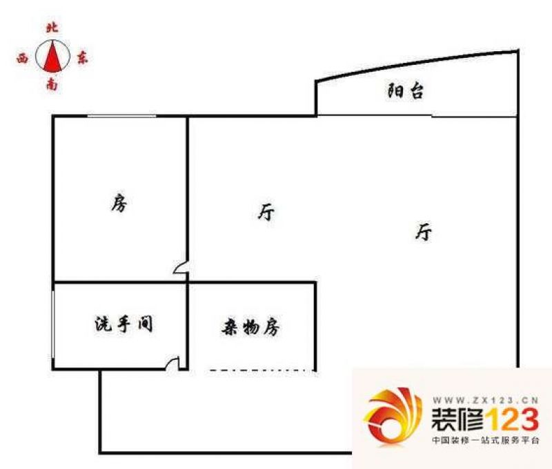 广州隆德大厦隆德大厦户型图3室1厅户型图 3室.