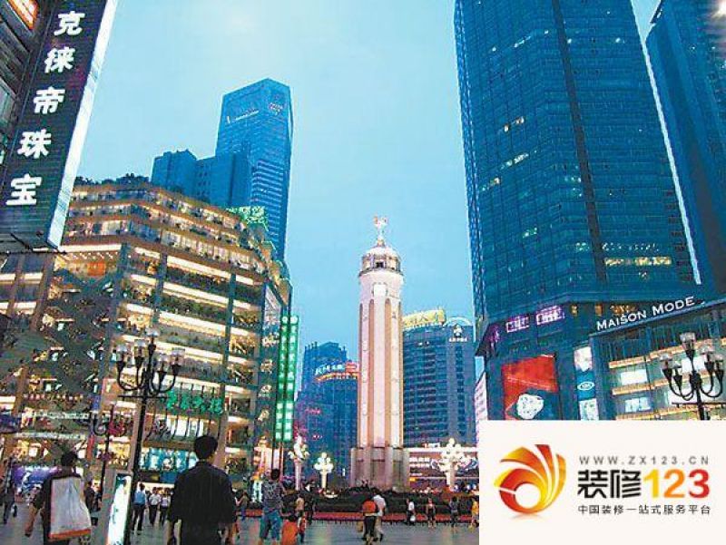 重庆解放碑大都会解放碑大都会外景图商5.
