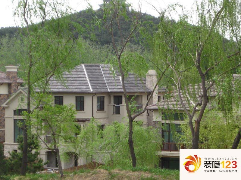 北京君山高尔夫别墅君山高尔夫别墅外景图园林2008.5