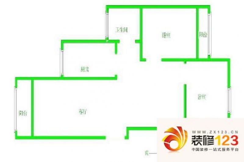 百步亭花园温馨苑 户型图.