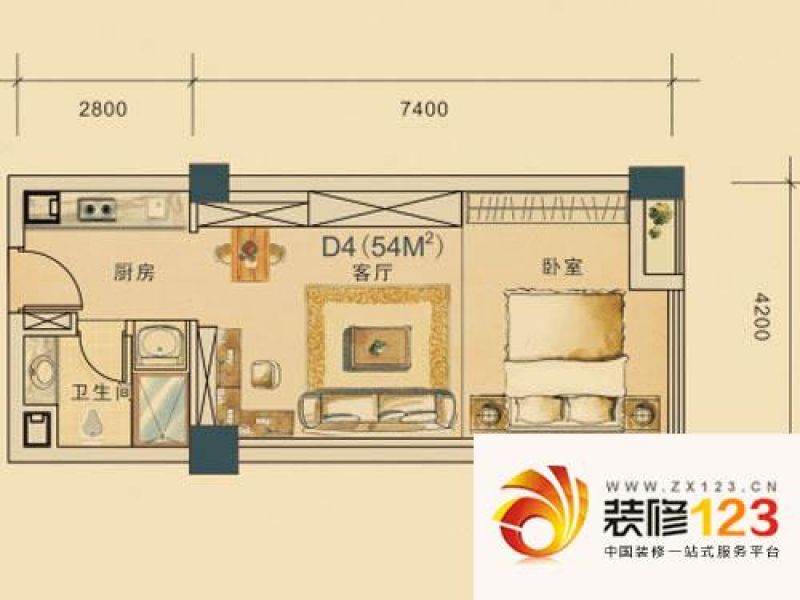 东海水景城蓝钻1号d4户型户型图 .