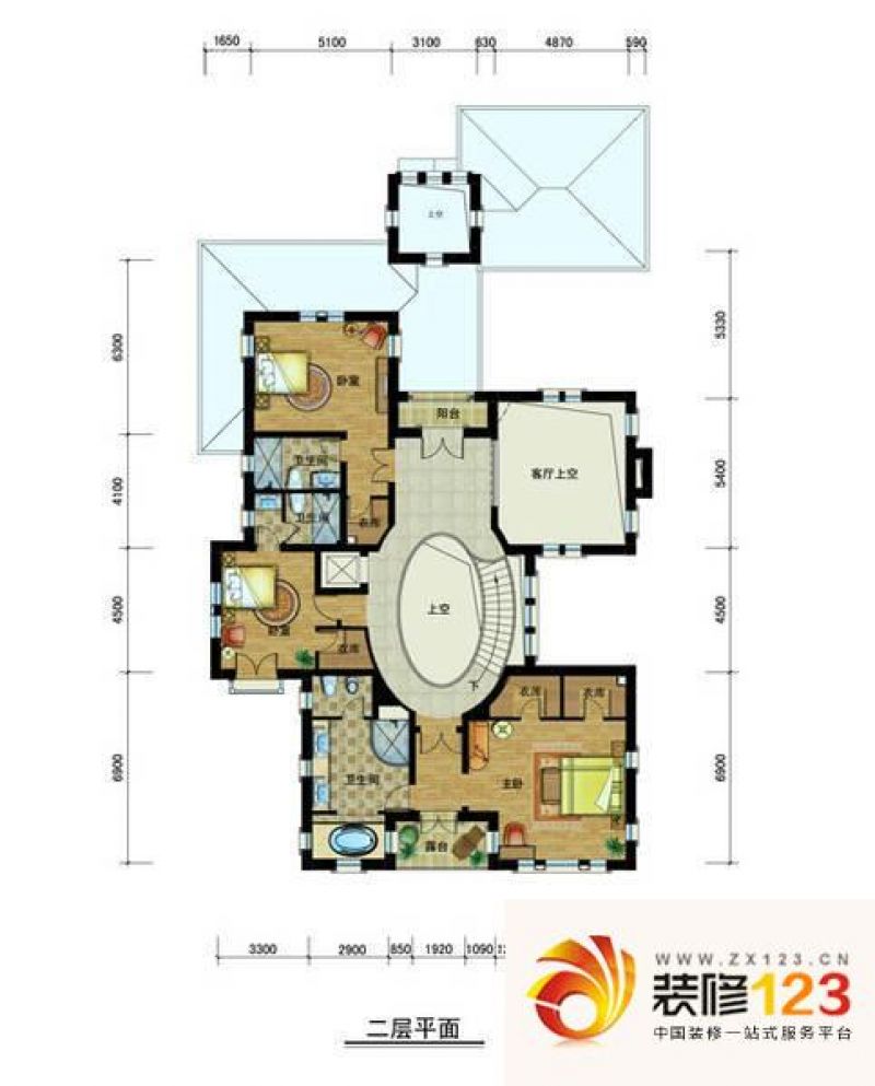 西溪山庄香山美墅:西式g2户型户型.