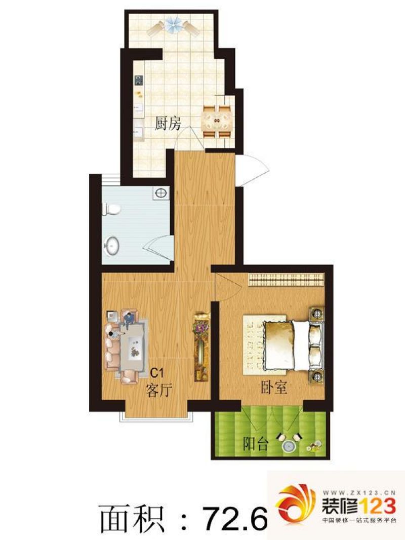 天津富强新家园富强新家园户型图高层标准层a户 .