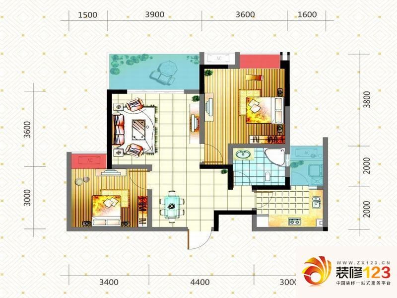 邛崃十方国际十方国际户型图d三室两厅双卫118 .-我