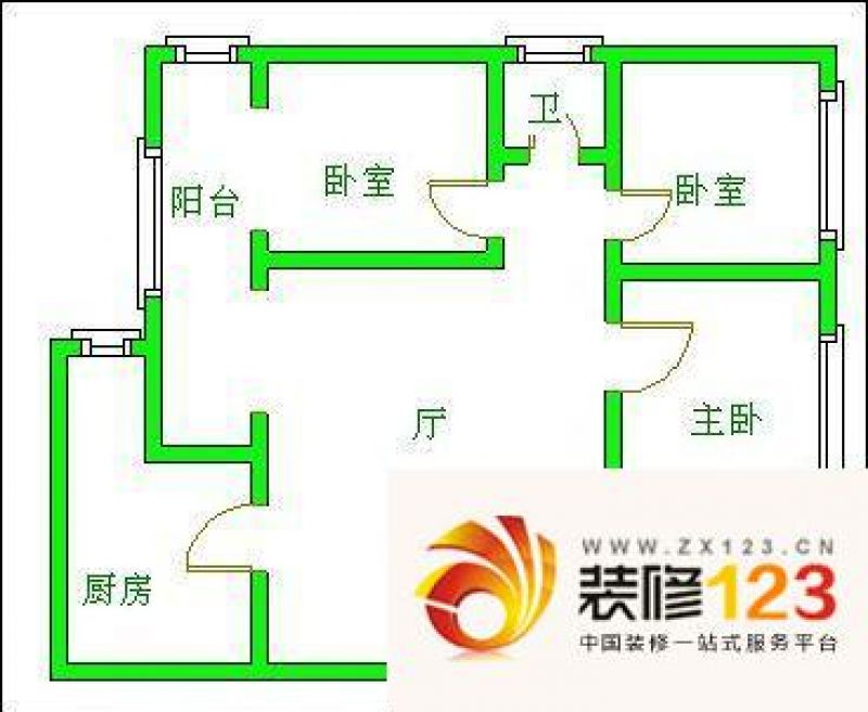 美舍公寓 户型图