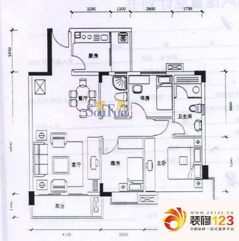 深圳 育德佳园二期 户型图10 .