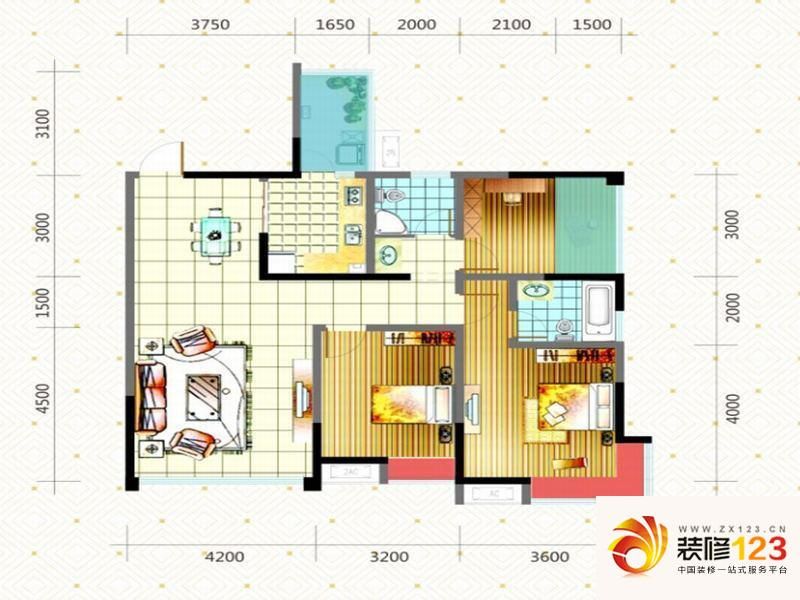邛崃十方国际十方国际户型图d三室两厅双卫118 .-我