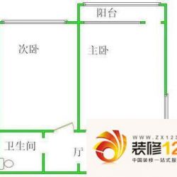 豆瓣小区户型图户型图 2室1厅1卫 ...