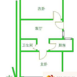 小黄庄小区户型图户型图 2室1厅1 ...