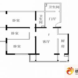 铂晶豪庭J户型户型图