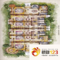 常青藤屋檐别墅一般别墅多宽做人文?图片