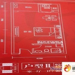 武汉客厅卓尔四季公寓户型图