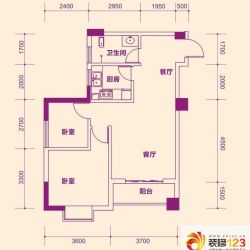 九坤五环华城二期户型图