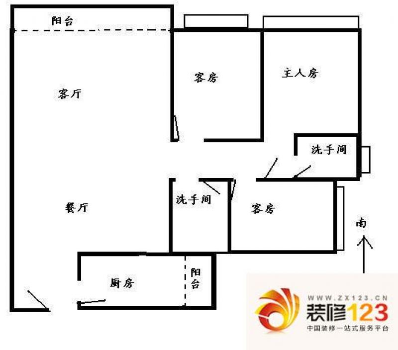 怡港花园户型图怡康楼g型户型 2 .