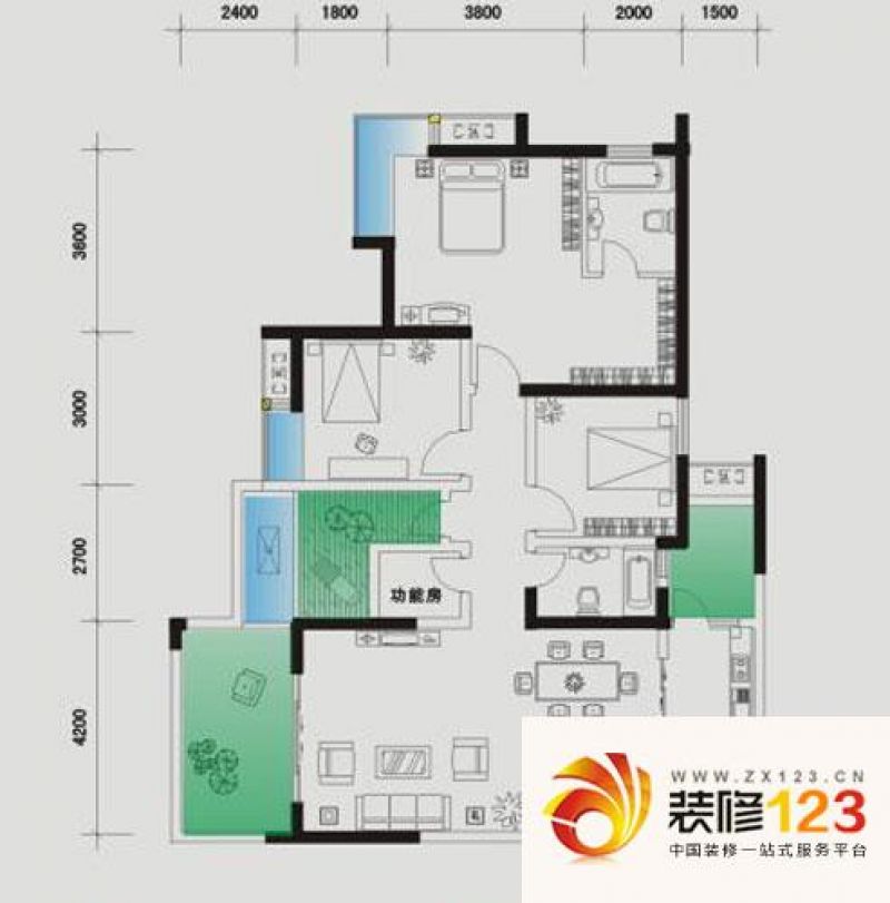 重庆兴茂盛世北辰兴茂盛世北辰c1户型户型图 .