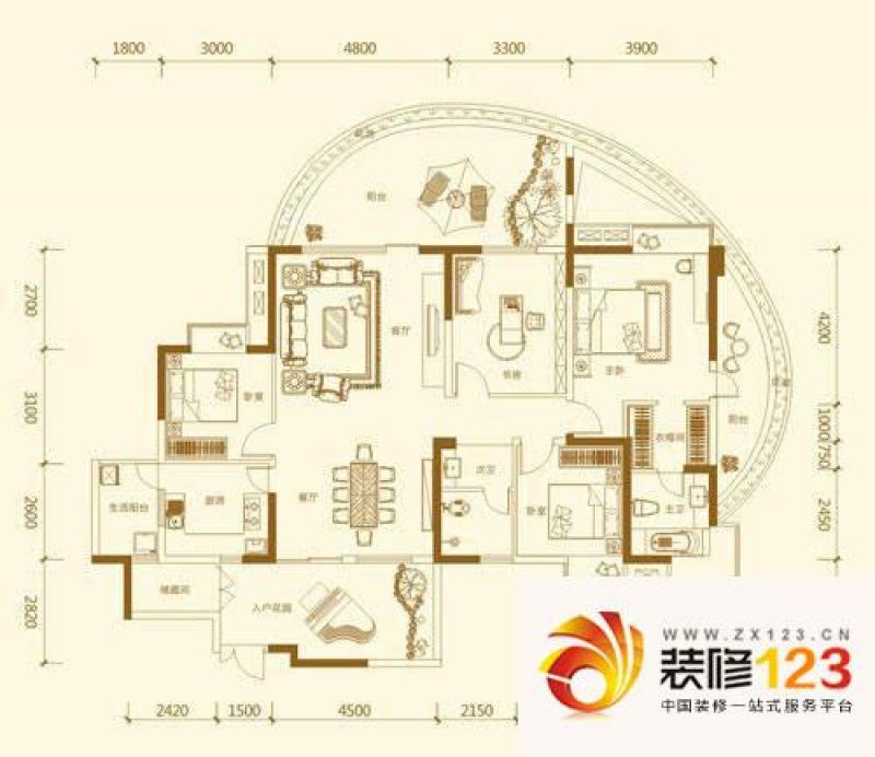 浅水半岛二期f1户型图