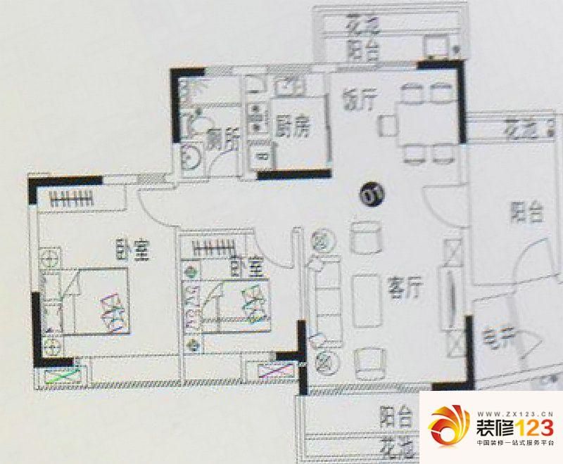 从化人盛巴厘天地人盛巴厘天地13号楼3梯03户型户.