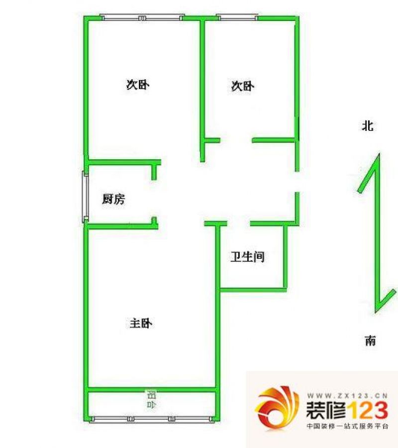 北京安德里北街小区安德里北街小区户型图户型图 1室