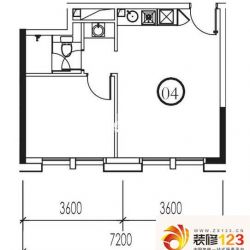 邦泰国际公寓户型图