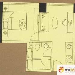 达镖国际商务公寓户型图