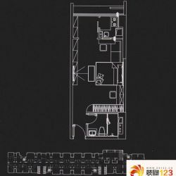 纵横国际公寓户型图