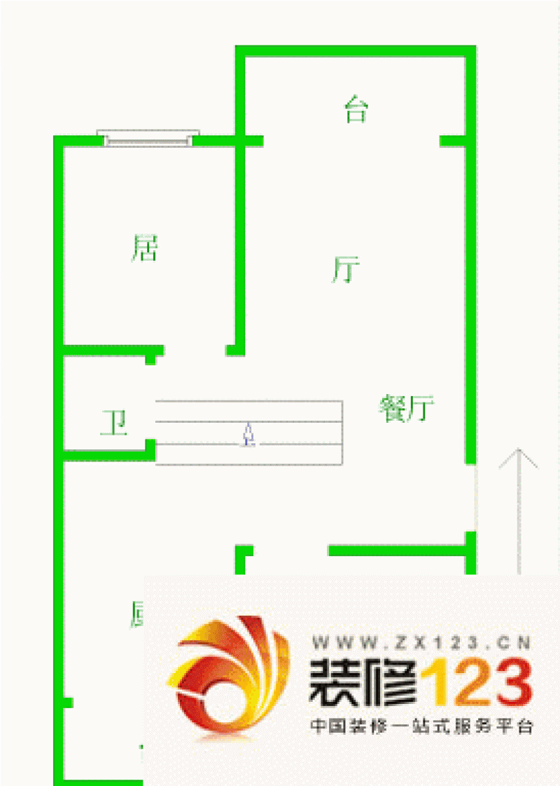 天津恒和园恒和园户型图户型图 2室2厅1卫1 .图片