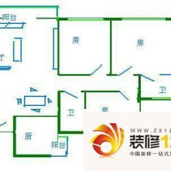 港丽豪园 3室 户型图