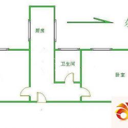 北营房东里户型图户型图 2室1厅1 ...