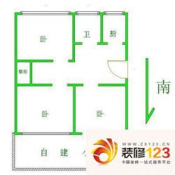 物资部大院户型图户型图 3室1厅1 ...