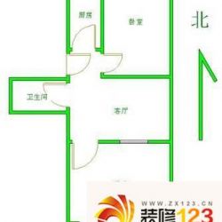 大拐棒胡同户型图户型图 2室1厅1 ...