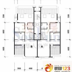 中海凯旋户型图凯隆阁2座A下层户 ...