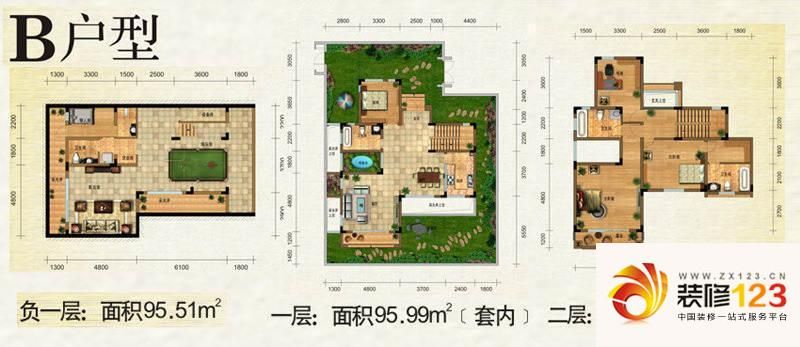 重庆鲁能领秀城鲁能领秀城d户型户型图 .图片大全
