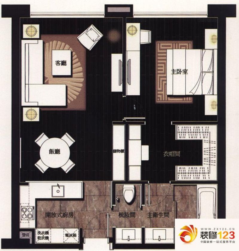 保利世贸公寓户型图酒店式公寓a.