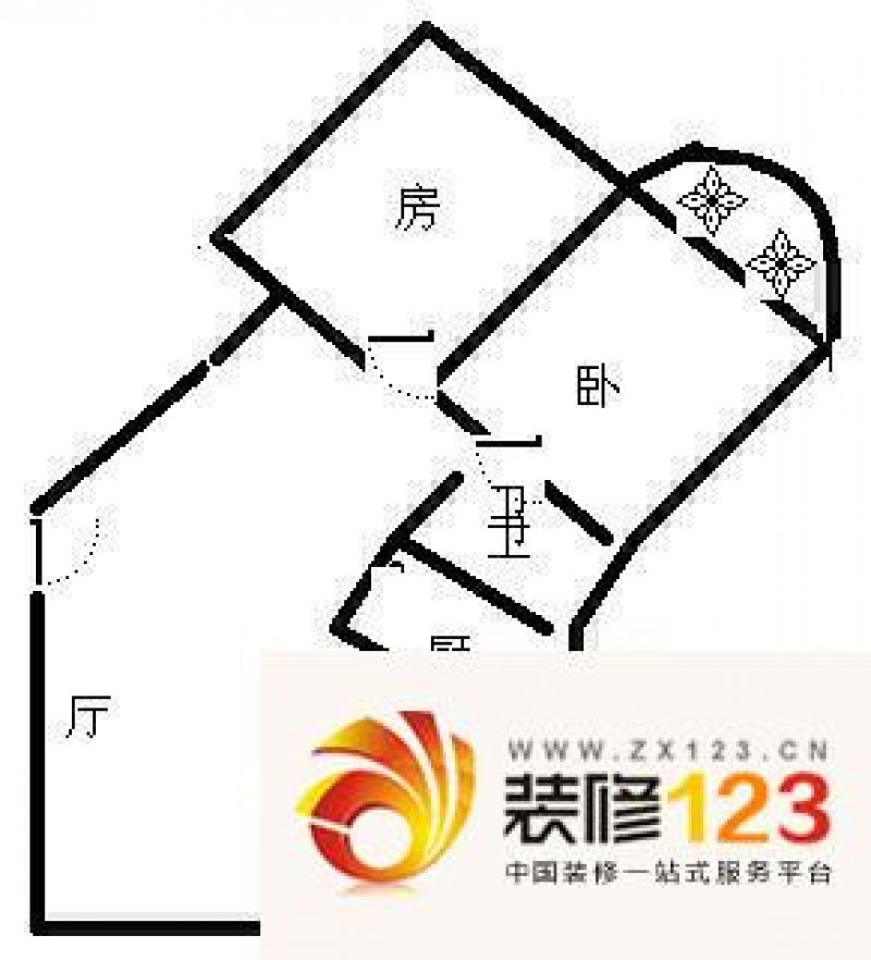 深圳长乐花园长乐花园 3室 户型图图片大全-我的小区-深圳装信通网