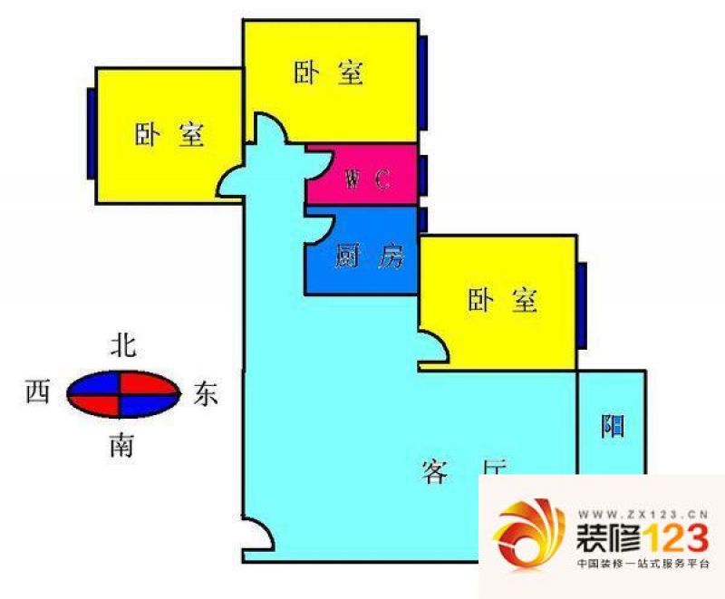 广州海富花园二期海富花园二期户型图2室2厅户型图.