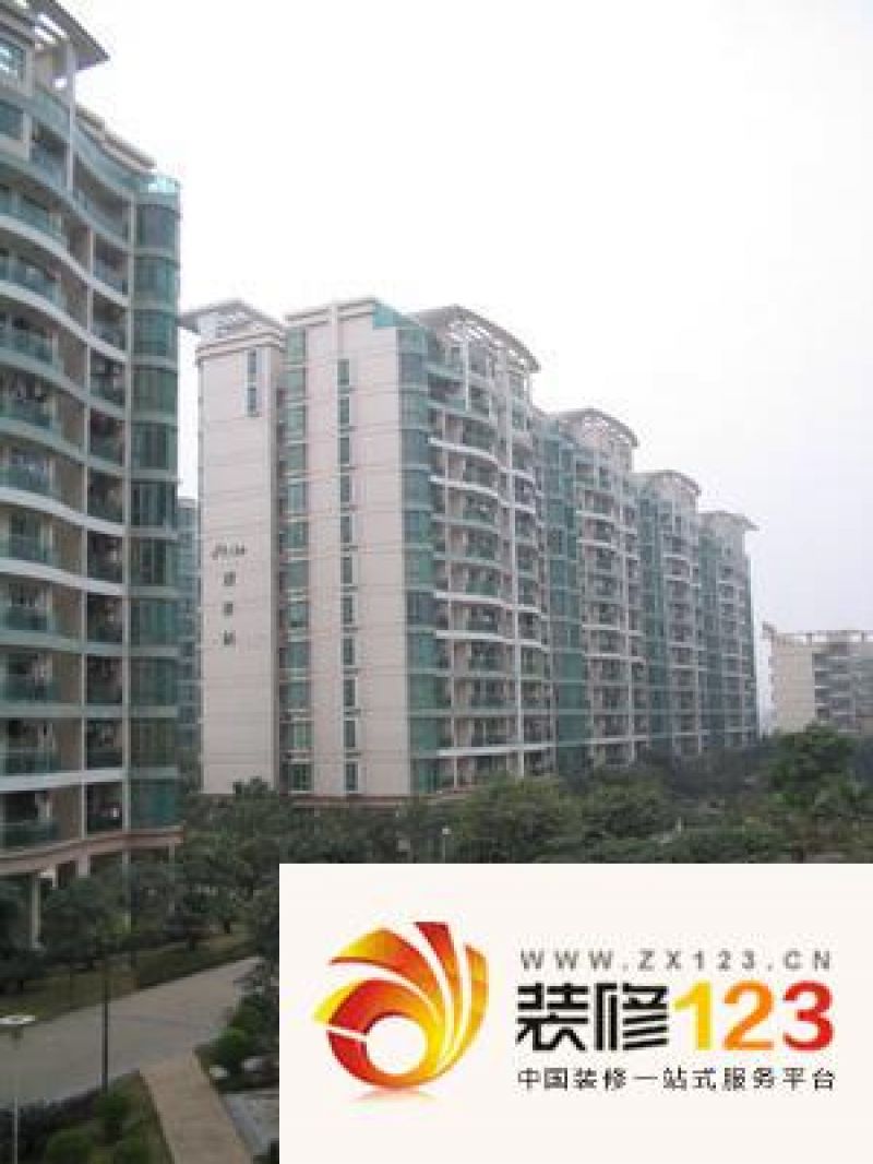 逸景翠园倚翠轩外景图.