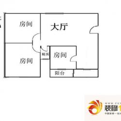 五羊华轩户型图3室1厅户型图 3室 ...