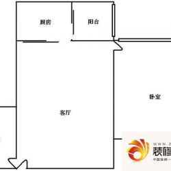 五羊华轩户型图1室1厅户型图 1室 ...