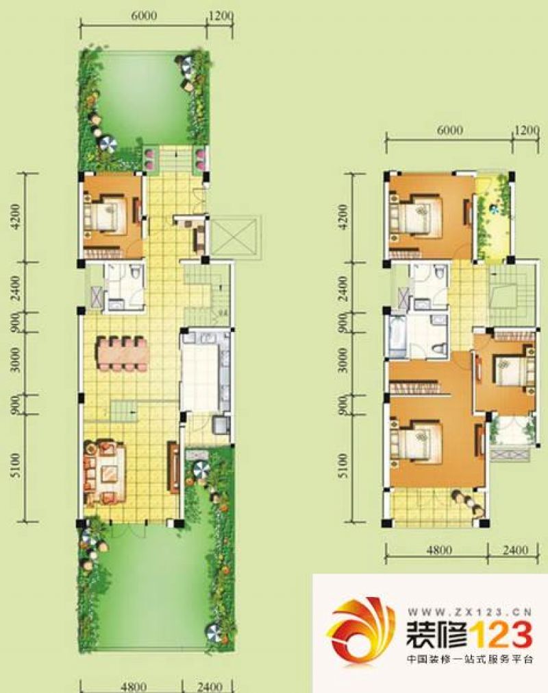 复地雍湖湾c2户型户型图.