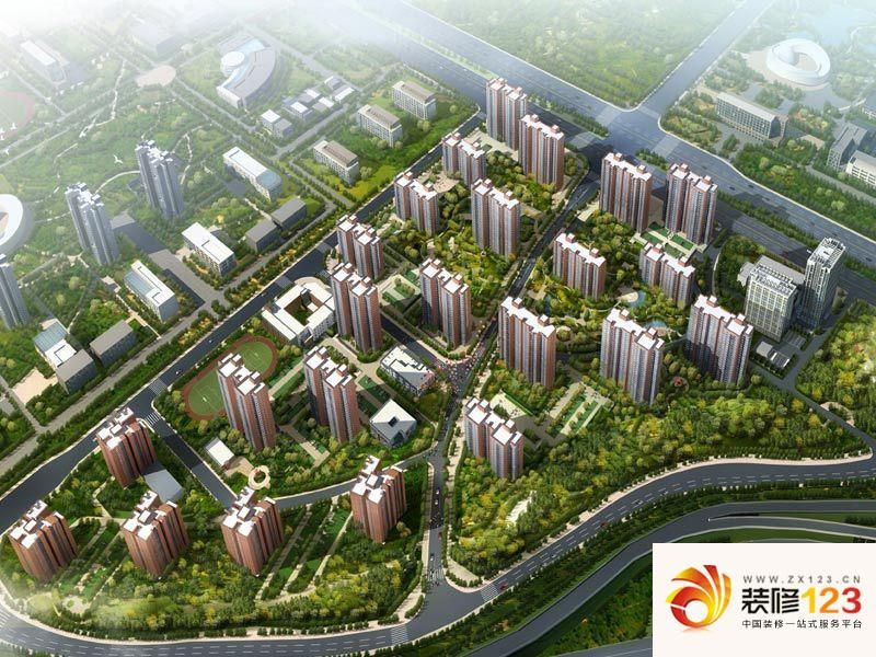 融景广场外景图鸟瞰图