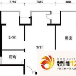 望陶园户型图户型图 2室1厅1卫1 ...