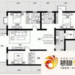 白桥苑养生住宅户型图