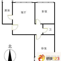 新景家园 2室 户型图