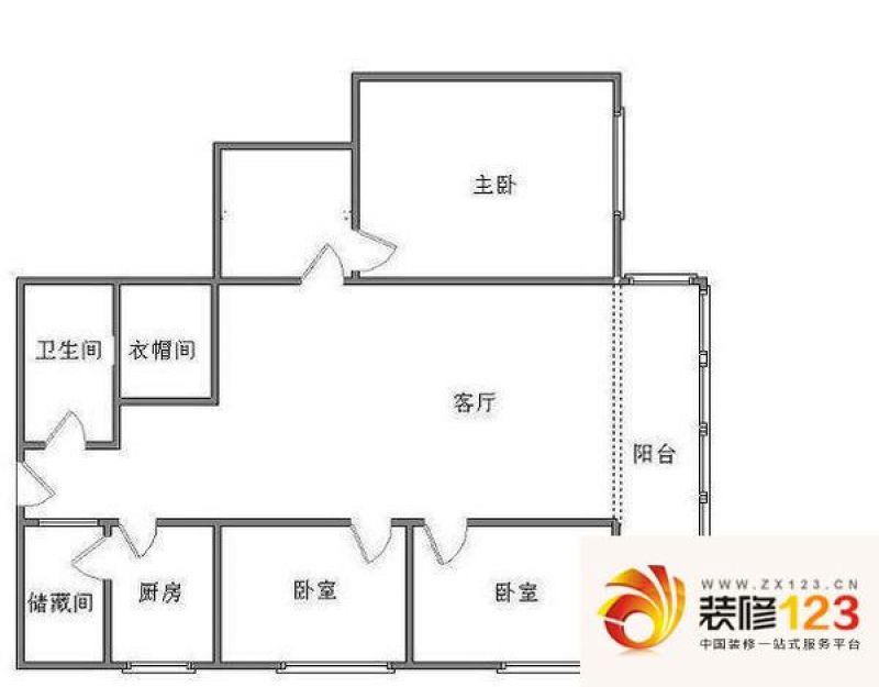 花市枣苑 0室 户型图