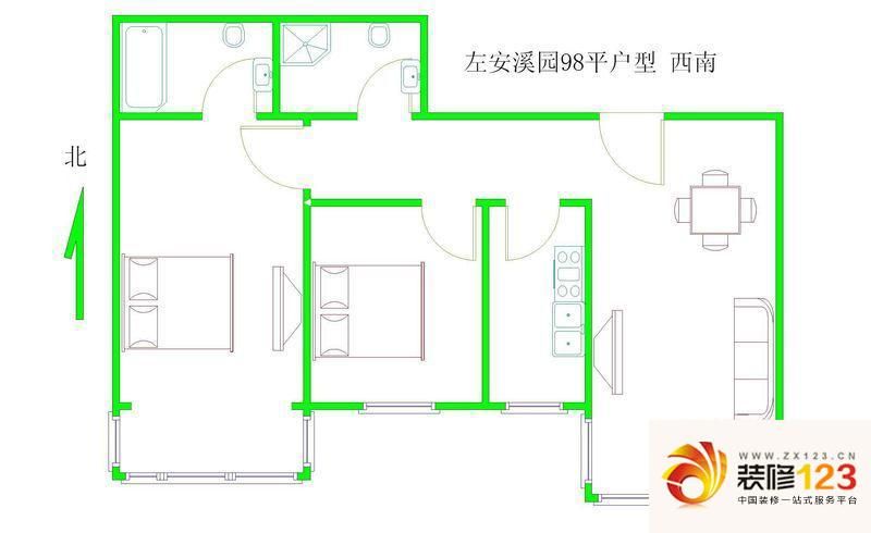 左安溪园04户型