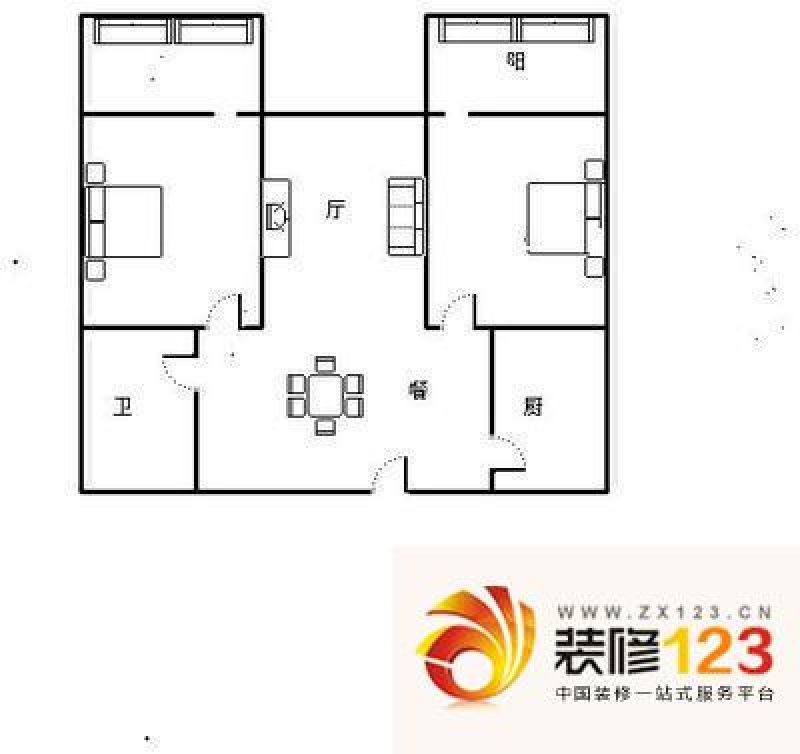 淞宝路160弄 3室 户型图