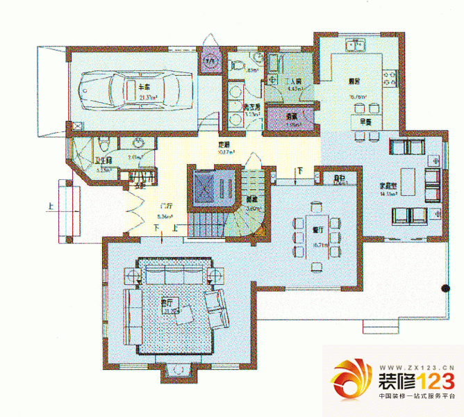 上海年华三期瑞生花园户型图g户 .