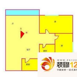 府前阁 二室户型图