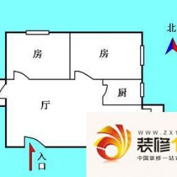 府前阁 二室户型图