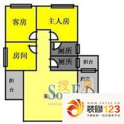 金道花园户型图3室2厅户型图 3室 ...